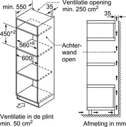 Bosch Serie 4 - CMA583MB0 - Compacte magnetron met hetelucht - Zwart — thumbnail 2