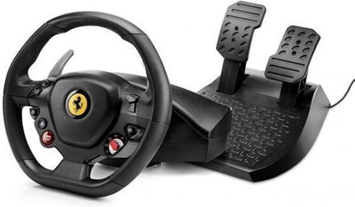 Thrustmaster T80 Ferrari 488 GTB - Racestuur en Pedalen - PS5/PS4/PC — afbeelding 1