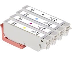 Renkforce Inktcartridge vervangt Epson 33XL, T3351, T3361, T3362, T3363, T3364 Compatibel Combipack Foto zwart, Cyaan,