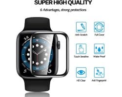 2 Stuks Bescherm Glas Geschikt Voor Apple Watch Schermbeschermer 45MM HD Full Film Watch Serie 8 7 9