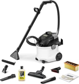 Kärcher SE 6 Signature Line Tapijtreiniger - Vlekkenreiniger - extra jaar garantie* - Nat- en droog stofzuiger - Geschikt voor oa. autostoelen - bureaustoelen - banken - hondenmanden, tapijten, vloerkleden, baby- en kinderstoelen — thumbnail 1
