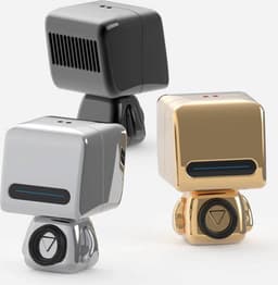 Mobility on Board, Draadloze Bluetooth Luidspreker Robot Model, Zilveren — thumbnail 2