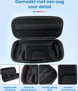 YONO Case geschikt voor Playstation Portal PS5 - Opbergtasje Hoesje - Beschermhoes - Zwart — thumbnail 4