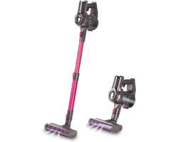 Swiss Pro+ snoerloze steelstofzuiger V12 - Dyson look steelstofzuiger- steelstofzuigers steelstofzuiger draadloos met kruimelzuiger turbo stand led verlichting in mondstuk sterke zuigkracht draadloos zonder zak 4 in 1!