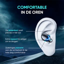 Otiume Draadloze Oordopjes - Bluetooth Headset - Zwart — thumbnail 5