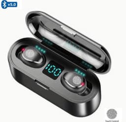 Otiume Draadloze Oordopjes - Bluetooth Headset - Zwart — thumbnail 1