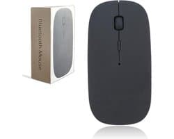 K&L Draadloze Muis - Draadloze Bluetooth Muis Laptop - Stil - Oplaadbaar - Zwart