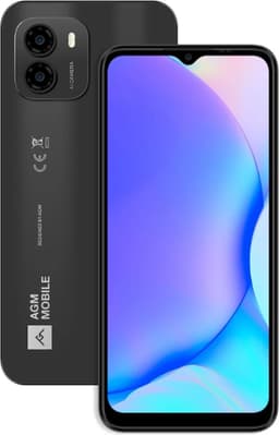 AGM Mobiles - NOTE N1 4G Smartphone 128GB - Android 13 - 50MP - Donker Grijs — thumbnail 1