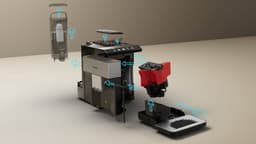Siemens EQ500 TP516RX3 - Volautomatische Espressomachine - Classic Connect - RVS — thumbnail 3