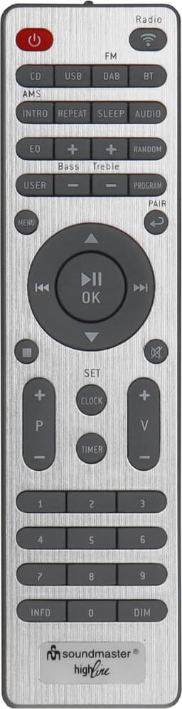 Soundmaster ICD2023WE Stereo muziekcenter met internet/DAB+ radio, CD, USB en Bluetooth — thumbnail 3