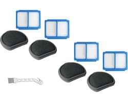 Replacements® filters geschikt voor de AEG QX9 steelstofzuiger - 9-delig