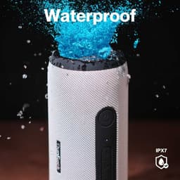 DunRock Vibe - Bluetooth Speaker - Beige - Sterke bass - draadloze speaker — thumbnail 5