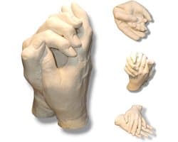 Handenbeeld | Handafdruk | Gipsafdruk | GipsHanden | Hand | 3D | Basis Pakket bestaat uit 500 gram Casting Mix Poeder & 750 gram Gips | Bodycasting | Extensso® | Gipsafdruk | Alginaat | Een herinnering | Hobby Pakket | Bodycasting | Handbeeld