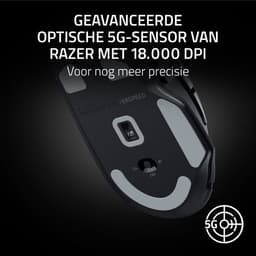 Razer Basilisk V3 X HyperSpeed - Draadloze Gaming Muis - Ergonomisch - RGB - 18.000 DPI - Zwart — thumbnail 3