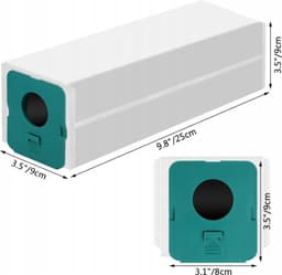 4 x Zak - stofzak voor schoonmaakstation SAMSUNG BESPOKE JET - Hoogwaardige vervanging - VCA-ADB952 - Synthetische microvezelzak voor stof, vuil voor schoonmaakstation - het onderdeelnummer van het origineel is: Samsung VCA-ADB952 — thumbnail 4