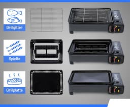 SMH LINE® Party Grill - Camping Grill - Camping kooktoestel - Safari Chef — thumbnail 2