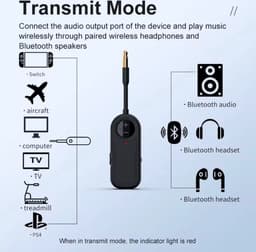 bluethoot adapter - reciever - transmitter - airplane/vliegtuig — thumbnail 3