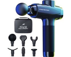 Pace Recovery Massage Gun Pulse 1 - Deep Tissue 10 mm - Voor Spierherstel & Blessures - Hoge Amplitude van 3200 RPM - 30 Standen - < 45 decibel Geluid- Krachtige & Innovatieve Motor