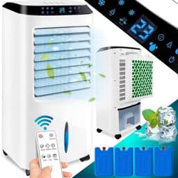 ApexArte® Mobiele Airco - Airconditioning - Ventilatoren - Airco Zonder Afvoerslang - Wit — thumbnail 1