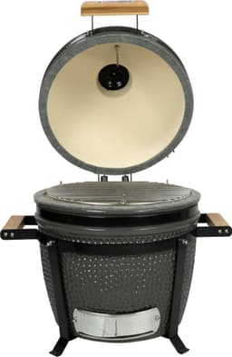 Grill Guru Kamado Barbecue Original Compact ø33cm / ø13inch - Compleet - Grijs — thumbnail 4