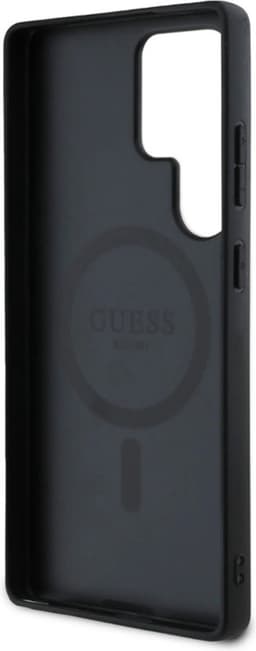 Guess PU Leer 4G Logo geschikt voor Samsung Galaxy S25 Ultra - Geschikt voor MagSafe - Bruin — thumbnail 3
