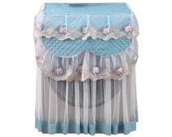 Wasmachine hoes - Wasmachine beschermer - Wasmachine overtrek - Stofdicht - Wasdroger beschermhoes - blauw - 60*60*85cm - Polyester