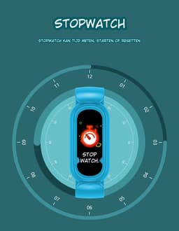 DrPhone KidsTime X13 – Smartwatch Voor Kinderen – IP68 Waterdichte Smartwatch – Hartslagmonitor – Slaapmonitoring – Mobiele App (Alleen voor Android Systeem) - 0.96 Inch TFT Kleurenscherm – Stappenteller – Calorie teller - Paars — thumbnail 5