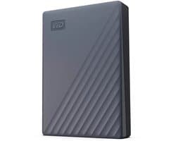 Western Digital My Passport - Externe Harde Schijf - USB-C - Grijs - 4 TB