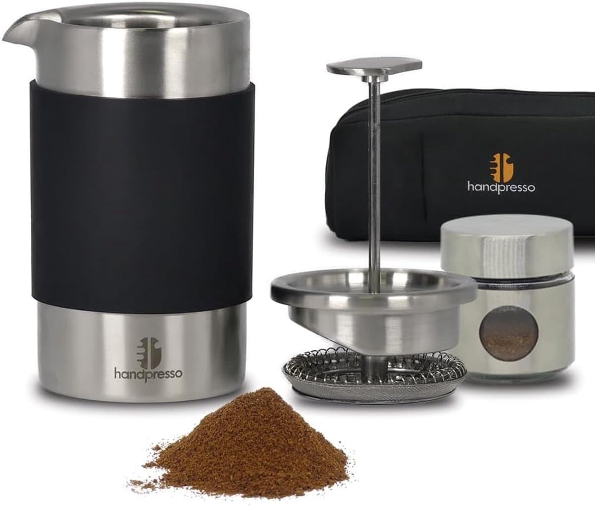 Draagbare Koffiemachine voor Reisgebruik - Compacte Mini Koffiezetter met Dubbelwandige Isolatie — afbeelding 1