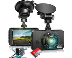 ApexArte® Dual Dashcam - Dashcam voor Auto - Dashcams - Zwart