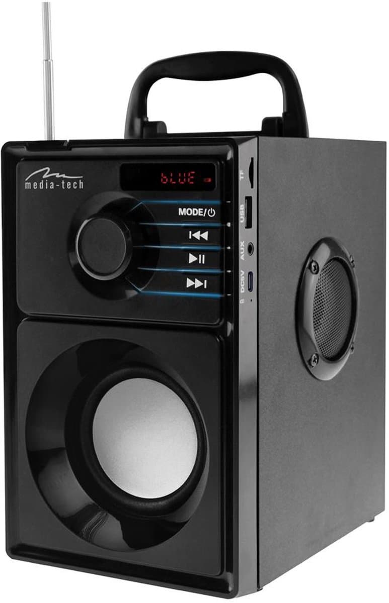 Media-Tech draadloze luidspreker, Bluetooth 5.1, FM-radio, AUX, RMS 15W, MT3179 — afbeelding 1
