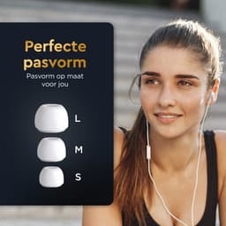 Golden Sound Bedrade oordopjes - Siliconen tips - 3.5mm jack aansluiting - Oortjes met Draad en Microfoon — thumbnail 2
