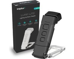 intplus+ Luma Lite Leeslamp met Klem - Dimbaar LED - 80 uur batterijduur - Draaibaar & Oplaadbaar - Ideaal voor Boeken, E-readers en Nachtlampje - Zwart