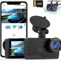 ApexArte® Dashcam voor Auto - Dualdashcam Voor en Achter - Full HD - 1080 - Zwart — thumbnail 1