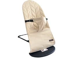 JAXX-HOES-met gesp-wipstoel hoes-katoen-beige- wasmachine geschikt