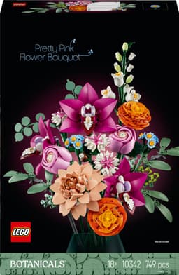 Lego Botanical Collection 10342 Roze Boeket Bouwstenen — thumbnail 1