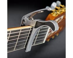 Universele Capo - Zilver - Capo Akoestische / Klassieke / Elektrische gitaar - Capo Gitaar klem