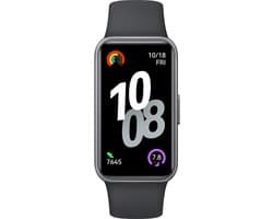 HUAWEI Band 10-Zwart |Gestroomlijnd metalen ontwerp | 100 trainingsmodi | AI-powered fitnessmonitoring & Geavanceerde slaapanalyse | Snelladen in 45 min | Batterijduur tot 2 weken