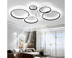 Equivera Plafonniere met Ventilator - Plafondventilator - Plafondventilator Afstandsbediening - Plafondventilator Slaapkamer - Plafond Ventilator met Verlichting - Plafondlamp - Plafonniere - Ideaal voor in uw slaapkamer! — afbeelding 1