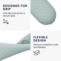 kwmobile hoes geschikt voor Google TV Streamer 4K - Siliconen anti-slip hoes voor afstandsbediening in pastelgroen — thumbnail 4