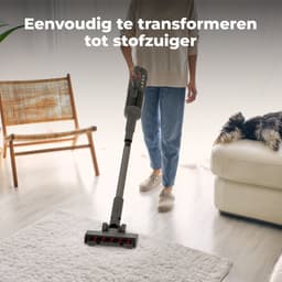 AENO TC1 Combo Transformer 2-in-1 Vloerreiniger & Stofzuiger - Draadloos - Stofzuigt en dweilt tegelijkertijd - Zwart/Grijs — thumbnail 5