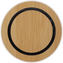 Bamboe draadloze bluetooth speaker, grijs — thumbnail 3