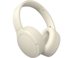 Volkano - Over Ear Koptelefoon Draadloos - Draadloze Headset met Microfoon - Bluetooth 5.3 - 60 Uur Batterij - Inklapbaar - ENC Kristalheldere Gesprekken - Bluetooth Headset – Wit
