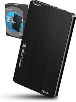 Gadgetplace Mini Afluisterapparatuur - 80 uur opnemen - Spy recorder - Afluisterapparaat - Voice Recorder Digitaal - Dictafoon — thumbnail 1