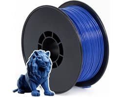 3D&Print PLA Filament 1,75mm - 3d Pen Kinderen Sjablonen Filiament - Spellen - Blauw - 250 Gram
