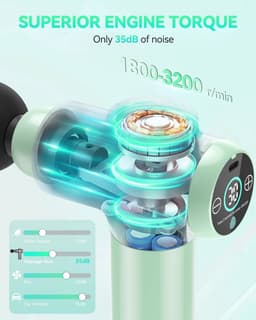 Mini Massagepistool - Diepteweefsel Massageapparaat met 30 Snelheden — thumbnail 4