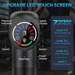 Percussie Massagepistool voor Diep Weefselmassage - Handheld Spiermassage voor Atleten — thumbnail 2