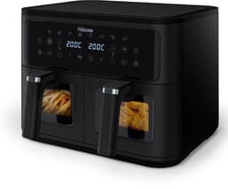 Tristar Dubbele Airfryer FR-9429 - 2x 4,5 Liter - Dubbele Mand - Kijkvenster - 9L - 2500W — thumbnail 11