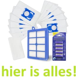 BIG set compatibel met ELECTROLUX - PHILIPS - AEG - stofzuigers 12 zakken - HEPA filter - inlaatfilter geurstaafjes. Een vervanging die net zo goed is als het origineel. — thumbnail 2