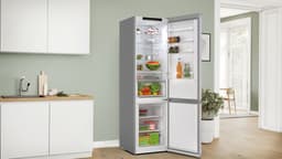 Bosch Serie 4 KGN392LAG koel-vriescombinatie Vrijstaand 363 l Metallic — thumbnail 4